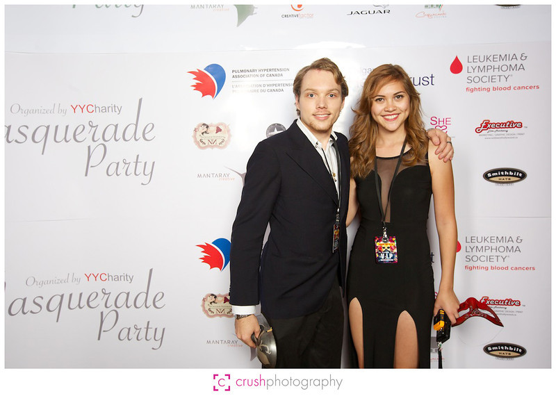 Brianna D. Smith and Kyle Durack at YYCharity event