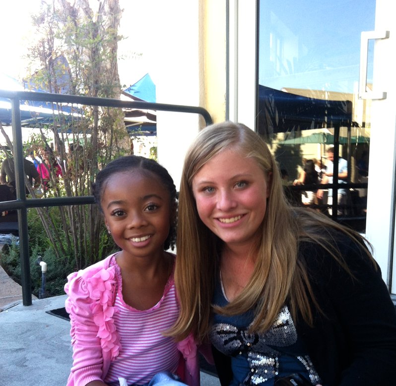 Eva Amantea after an interview with Skai Jackson at the 4th annual TJ Martell Family Day