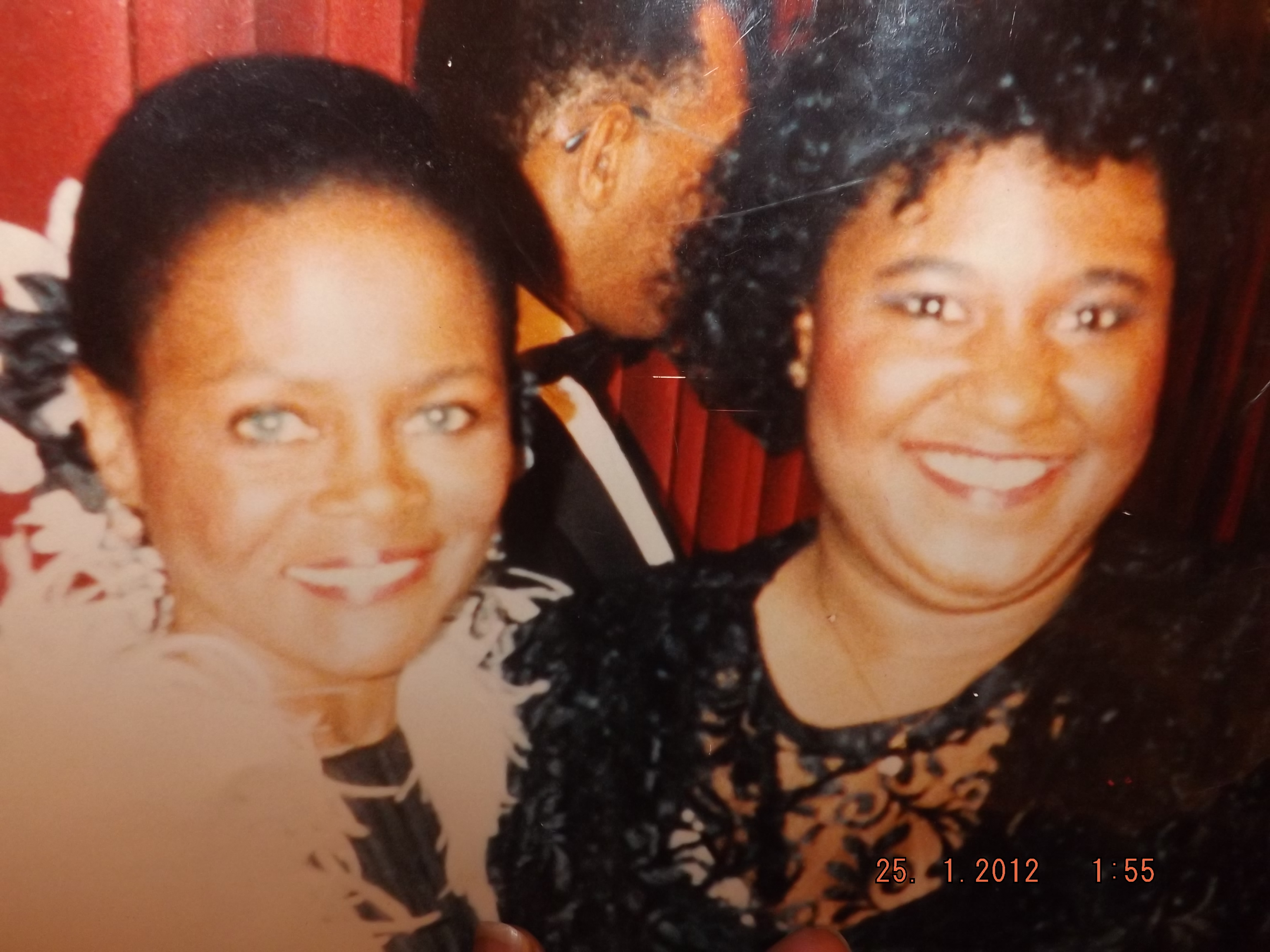 Film Producer Ton'e Brown with Actress Cicely Tyson.