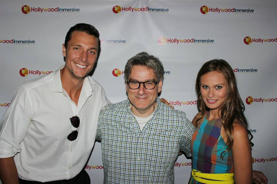 Thomas Haynes, Peter Gould & Jessie Wilson on the red carpet at the Hollywood Immersive Event Los Angeles.
