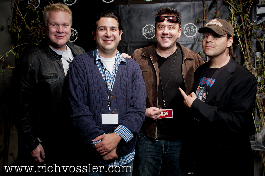 Tim Sullivan. John Crockett, Brian McCulley and Adam Rifkin at the Mile High Horror Fest 2011.