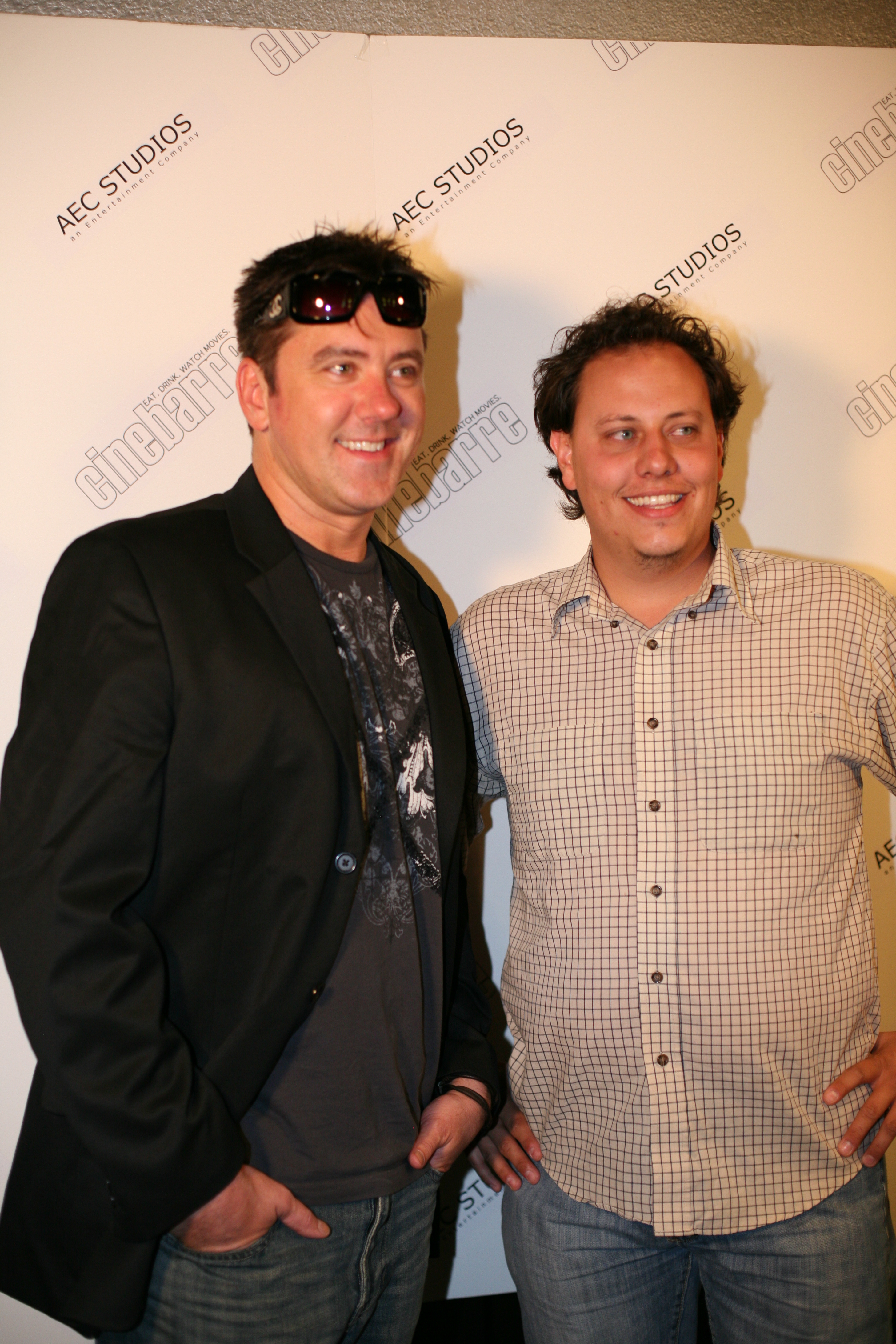 Brian McCulley and Tomas Herrera at the screening of 