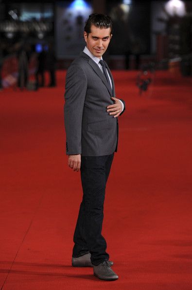 Reza Sixo Safai on the red carpet at the Rome Int'l Film Festival.