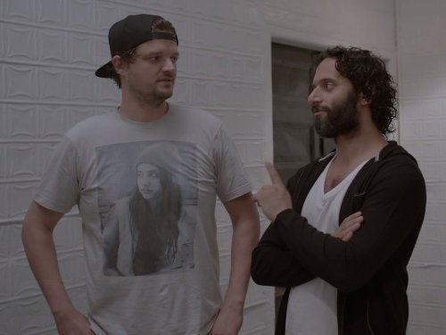 Still of Jason Mantzoukas and Matt Jones in Broad City (2014)