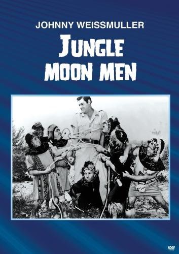 Billy Curtis, Angelo Rossitto and Johnny Weissmuller in Jungle Moon Men (1955)