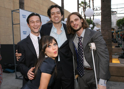 Geoffrey Arend, Zooey Deschanel, Joseph Gordon-Levitt and Matthew Gray Gubler at event of (500) Days of Summer (2009)