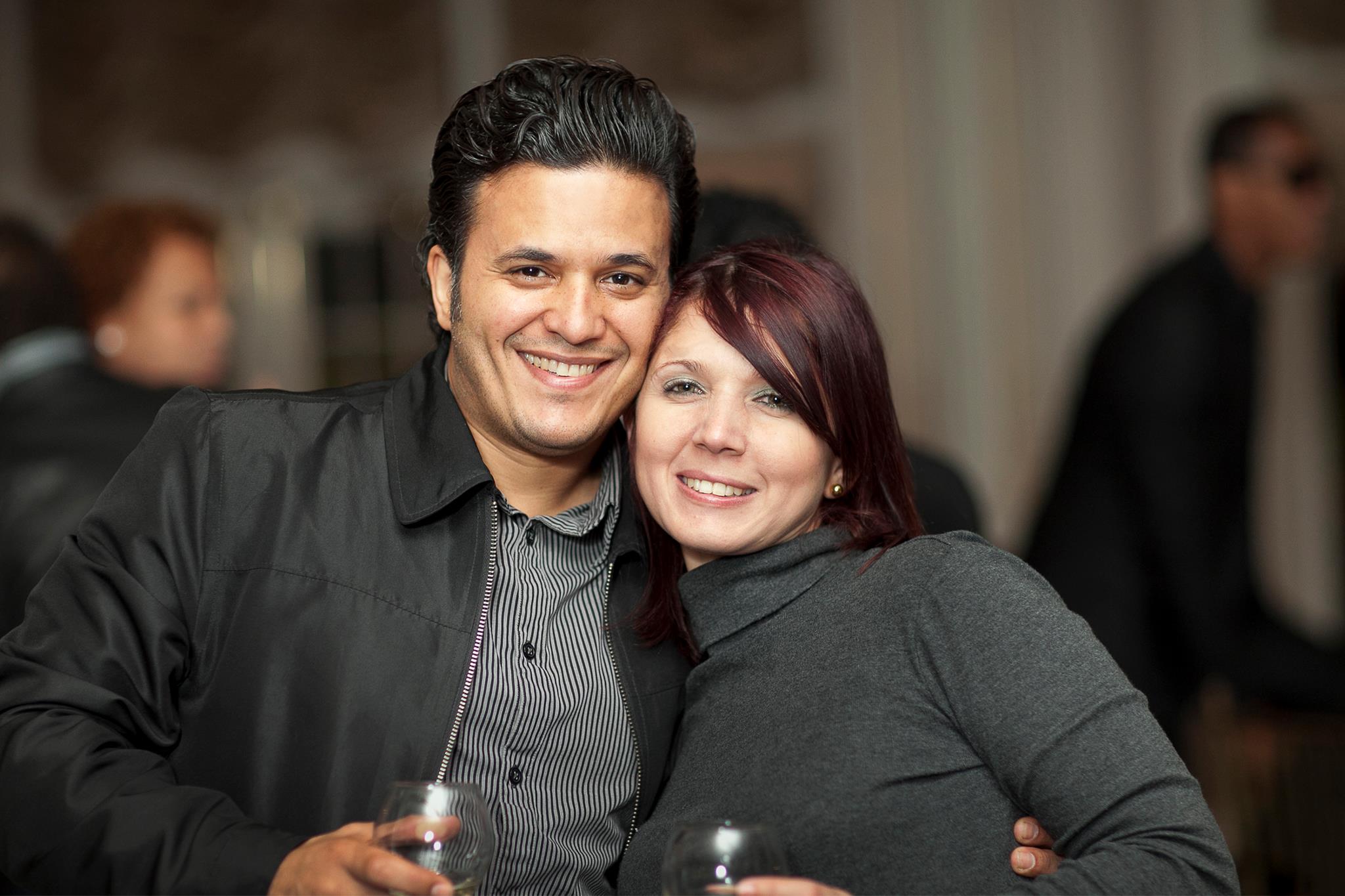 Jose Perdomo III and his wife Sheila Perez. NY 2011.