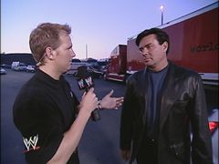 WWE, interviewing Eric Bischoff for Smackdown