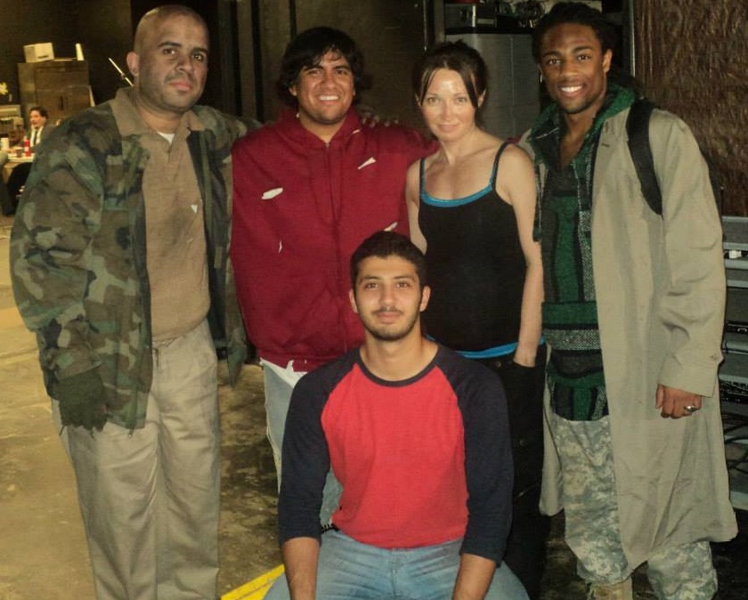 Veronika Orlova, Scott Mena, Ernesto Bedoya and Phillip Mullings Jr. in Being (2013)