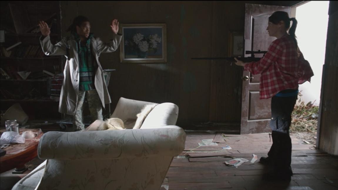 Still of Veronika Orlova and Phillip Mullings Jr. in Being (2013)