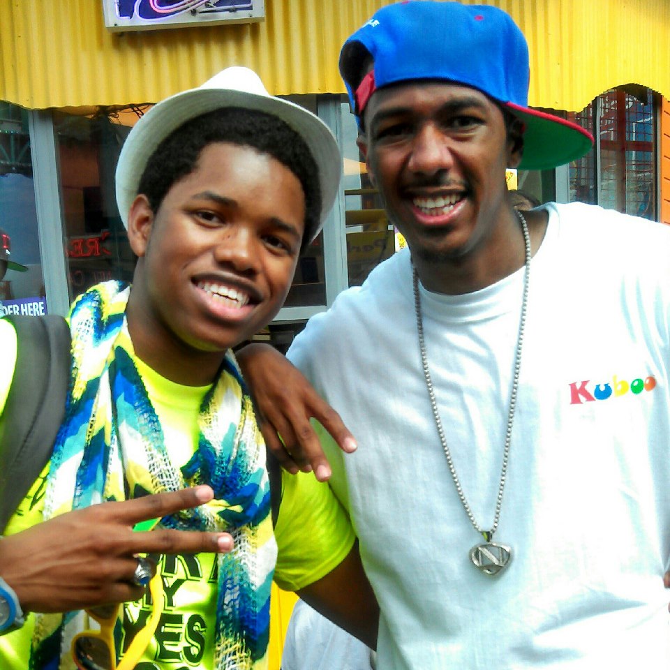 Nick Cannon and Nathan Davis Jr @ Kuboo.