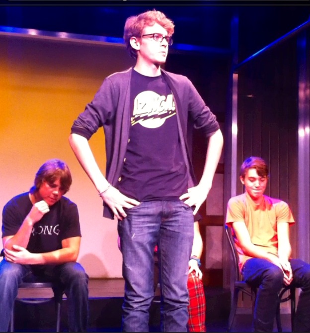 Matt on stage at The Groundlings