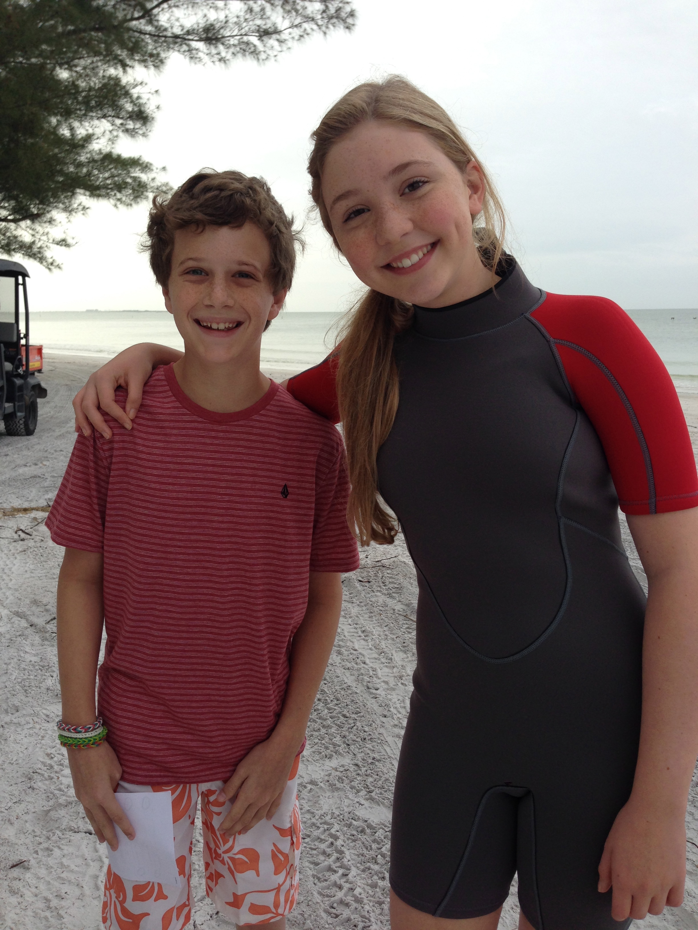 Cozi Zuehlsdorff and me. Dolphin Tale 2