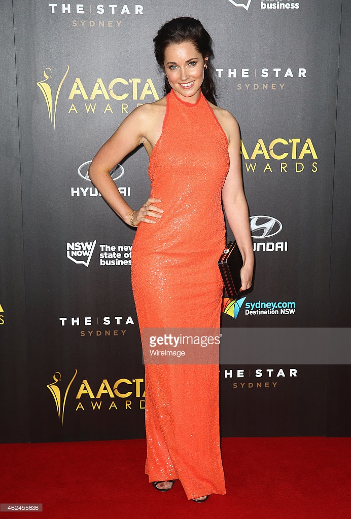 Genna Chanelle attends the 2015 ACCTA Awards, Sydney.