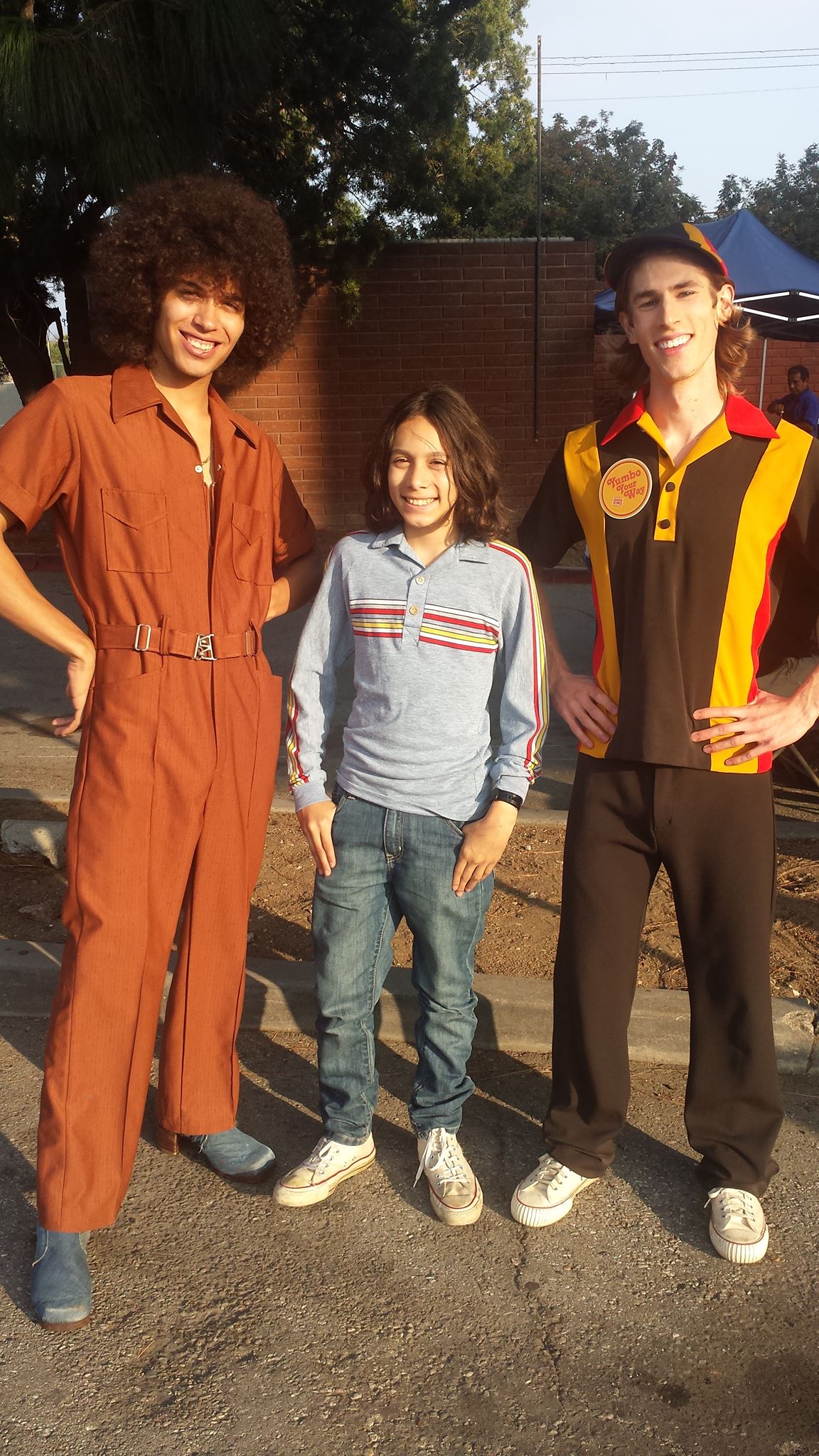 On set of a Burger King (1970s style) commercial (November 2014)
