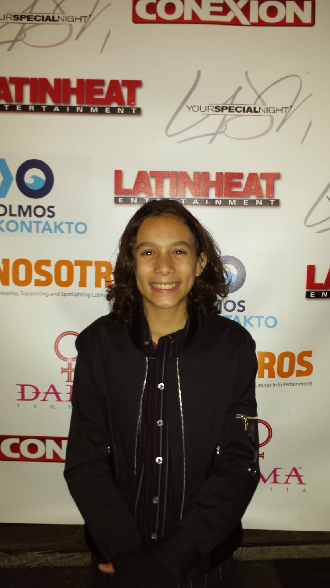 Bailey arriving at the Nosotros/Latin Heat Toy drive at the W Hotel (2014)
