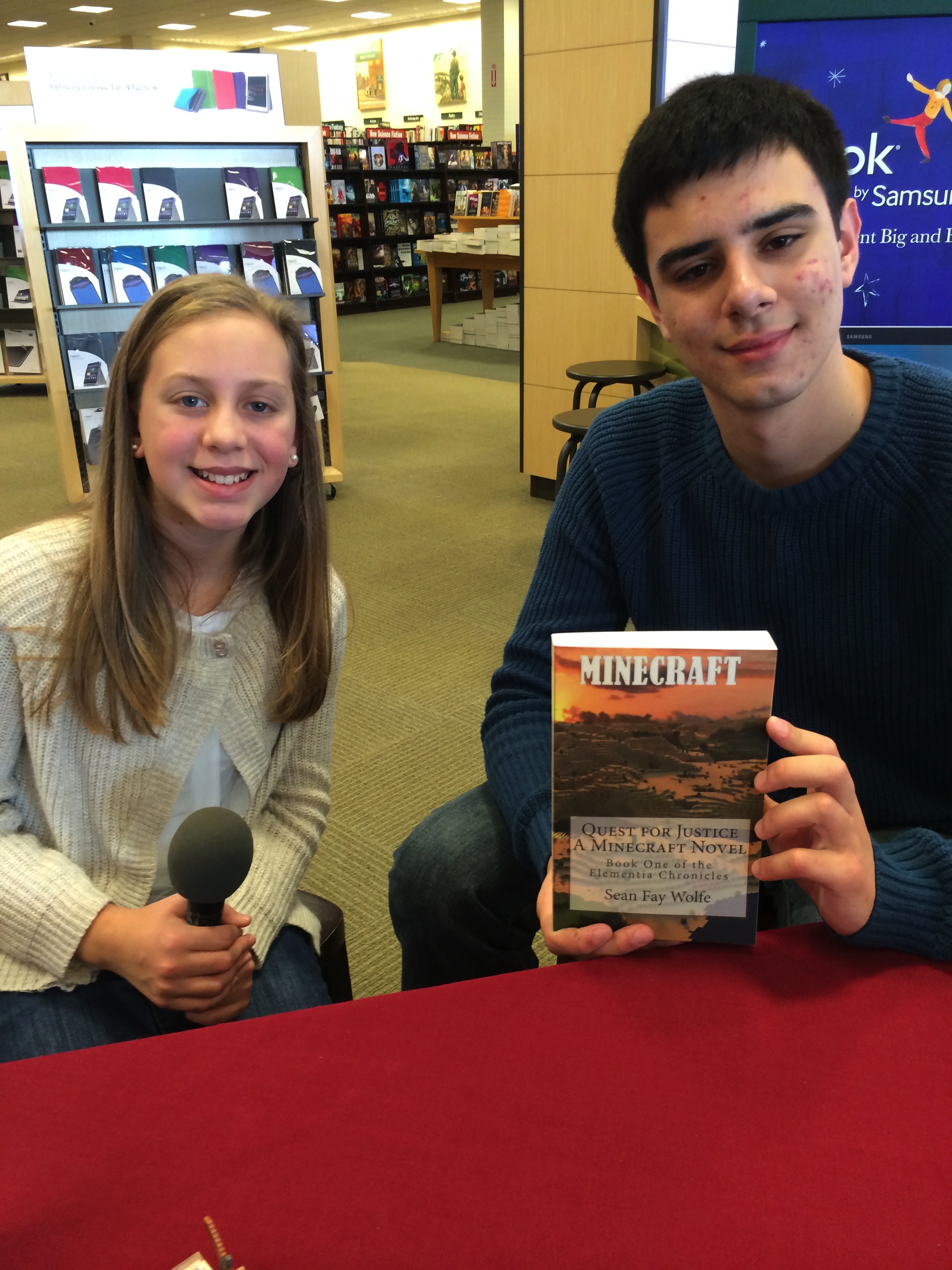 Haley and Sean Fay Wolfe, author of 