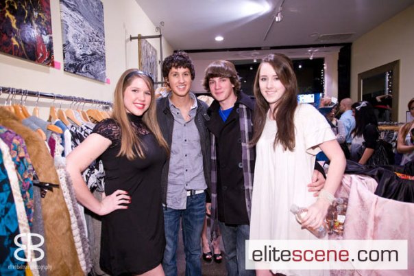 Shantiel Vazquez attends a Li Cari fashion event hosted by Hanna Beth and LA Direct Magazine. Also in photo: Rachel Westergaard, Tyler Shamy and Michael Bolton. Hollywood