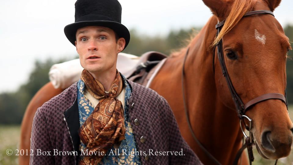 Bill Frost filming the role of The Magician in the feature film Box Brown Movie.