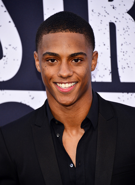 Keith Powers at Straight Outta' Compton Premiere in Los Angeles