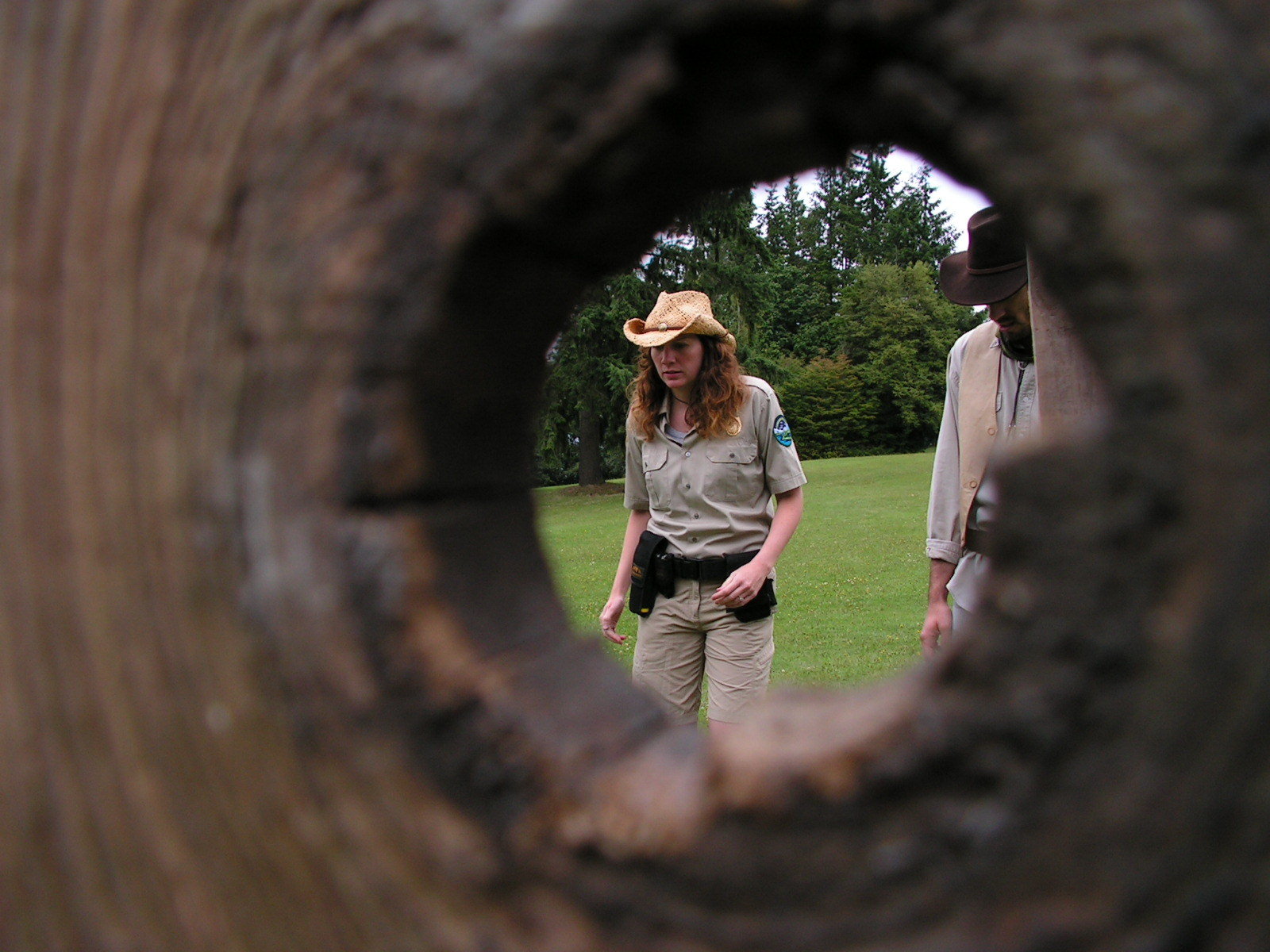 Production still of Jackie Blackmore and Drew Scott in Coyote Mountain