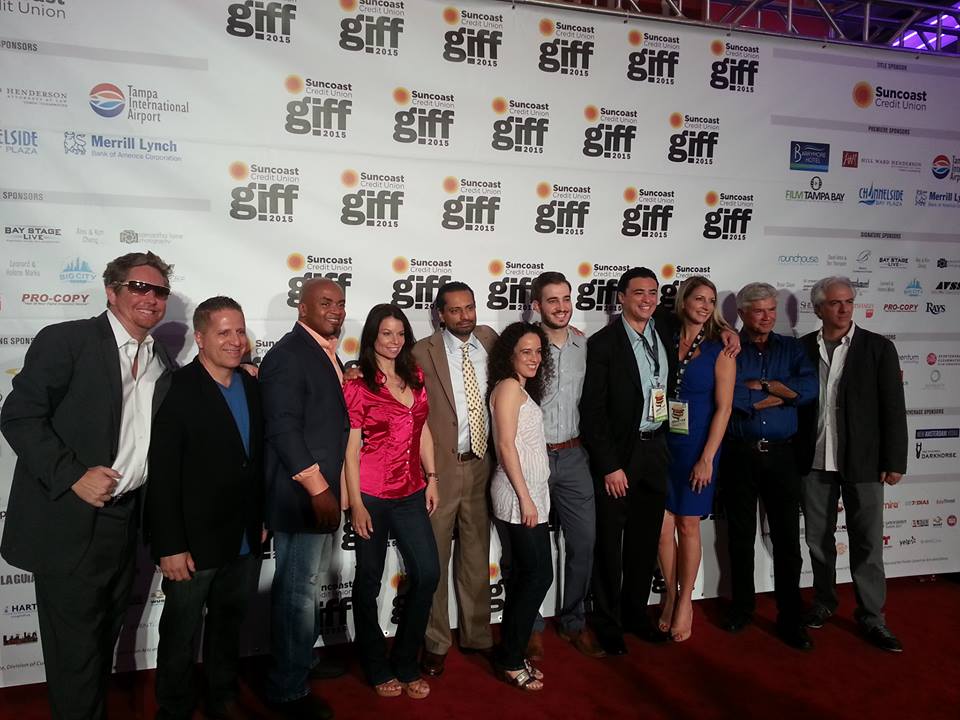 Gasparill Film Festival...cast of American Hostage, winner of best feature film