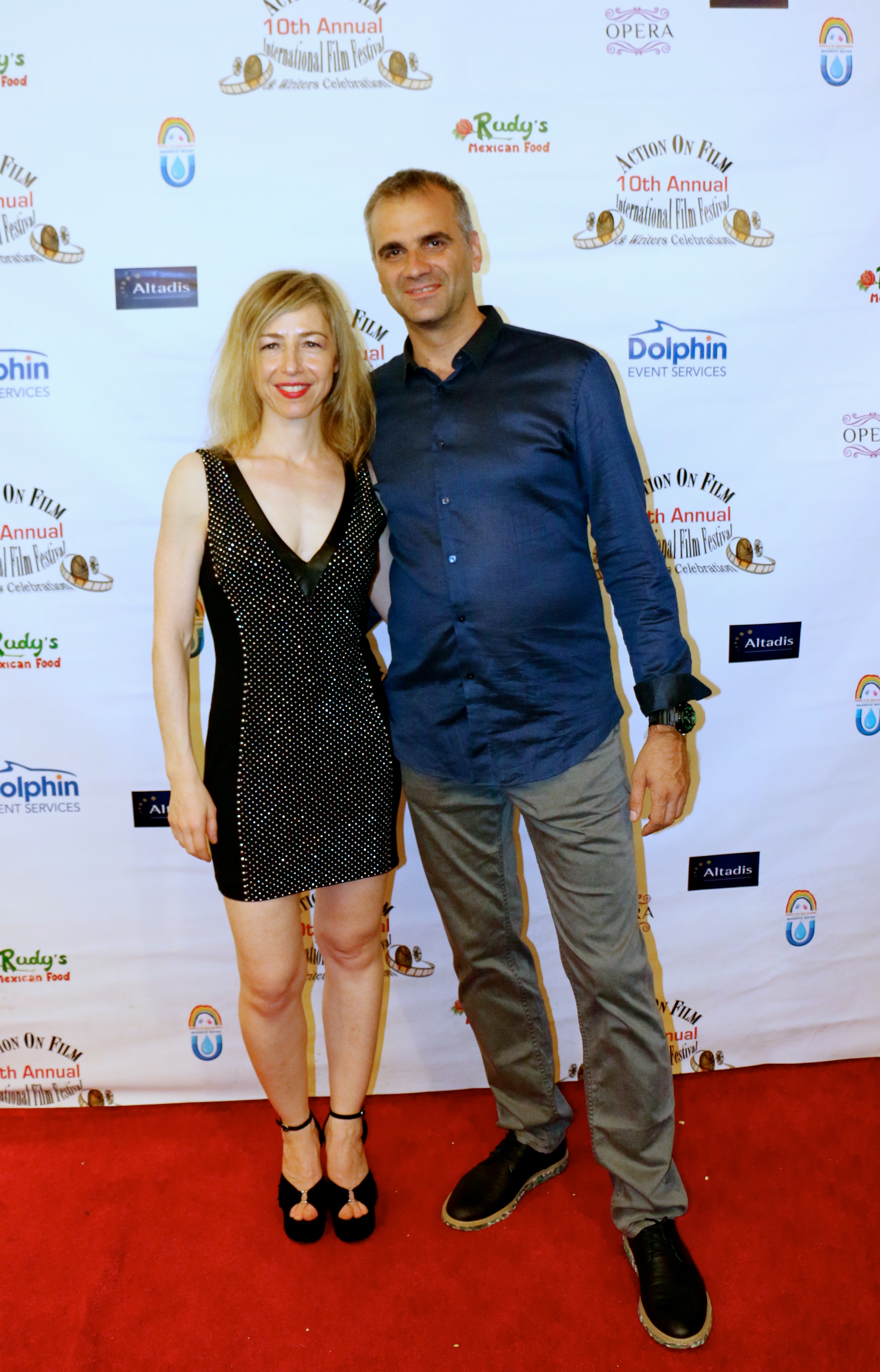 With Adrian Roman at the Action ON Film Festival