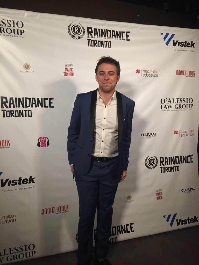 Chris George at the TIFF Raindance Industry Party.