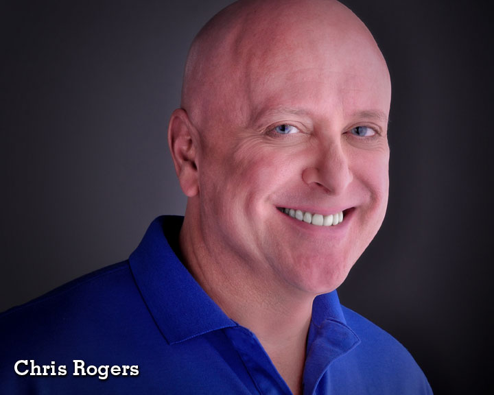 Chris Rogers commercial headshot, no goatee', blue polo