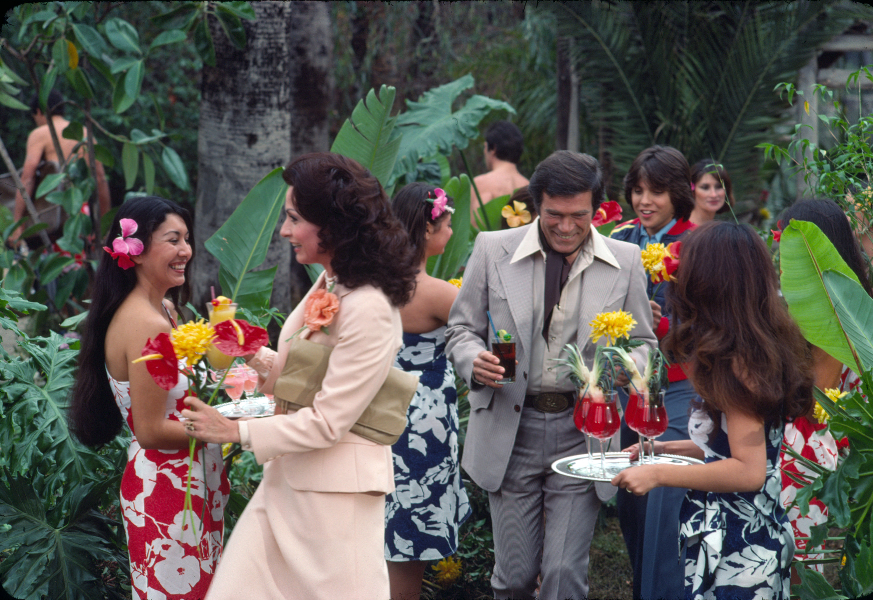 Still of Clark Brandon, Christopher George and Carol Lawrence in Fantasy Island (1977)