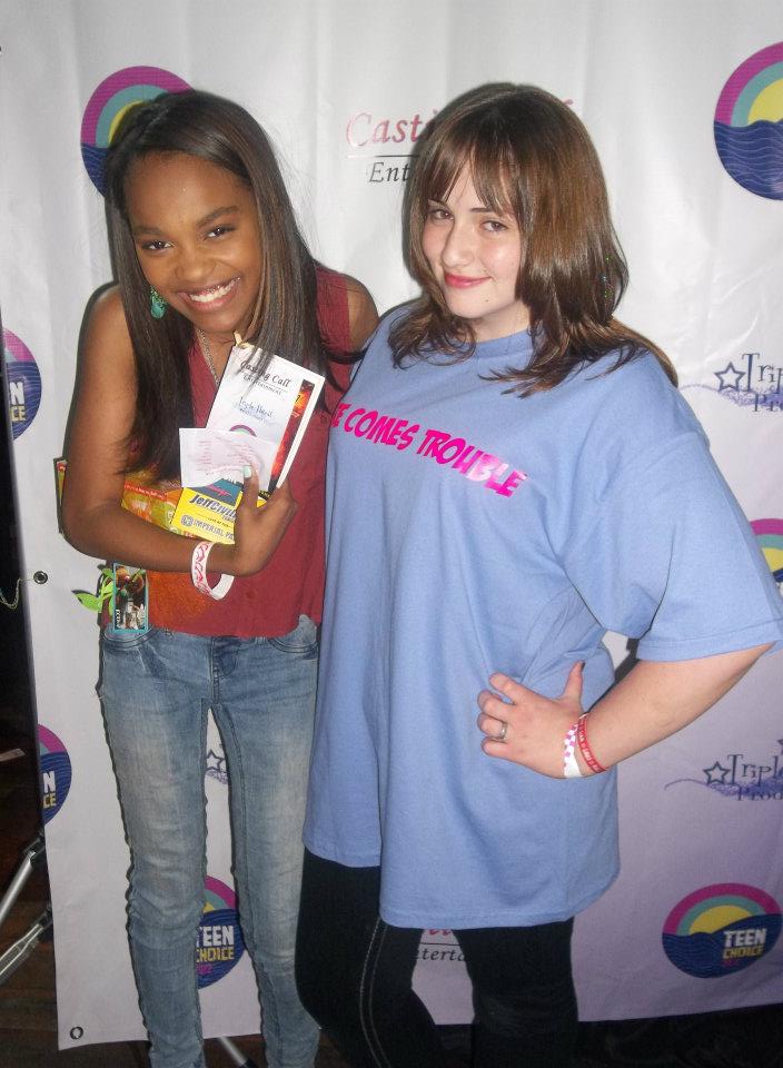 Corey Taylor and China Ann McClain from Lab Rats