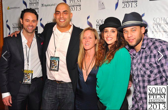 Opening Day SOHO International Film Festival NYC (SohoFilmFest) with Motive film director Rick Carmona, James Wirt, Damaris Cozza, Diana Bologna and Will Jimenez