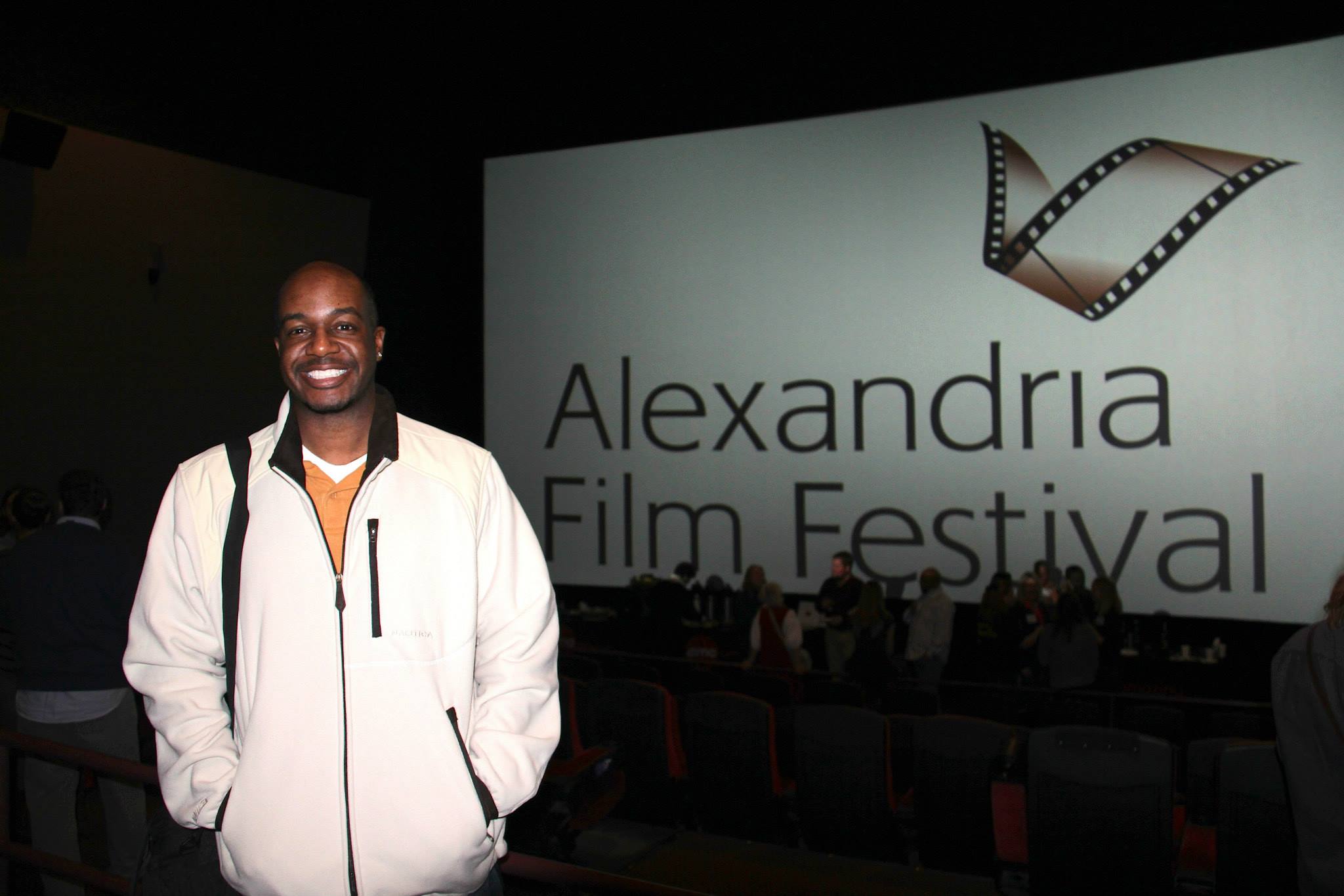 James Lewis at the Alexandria Film Festival.
