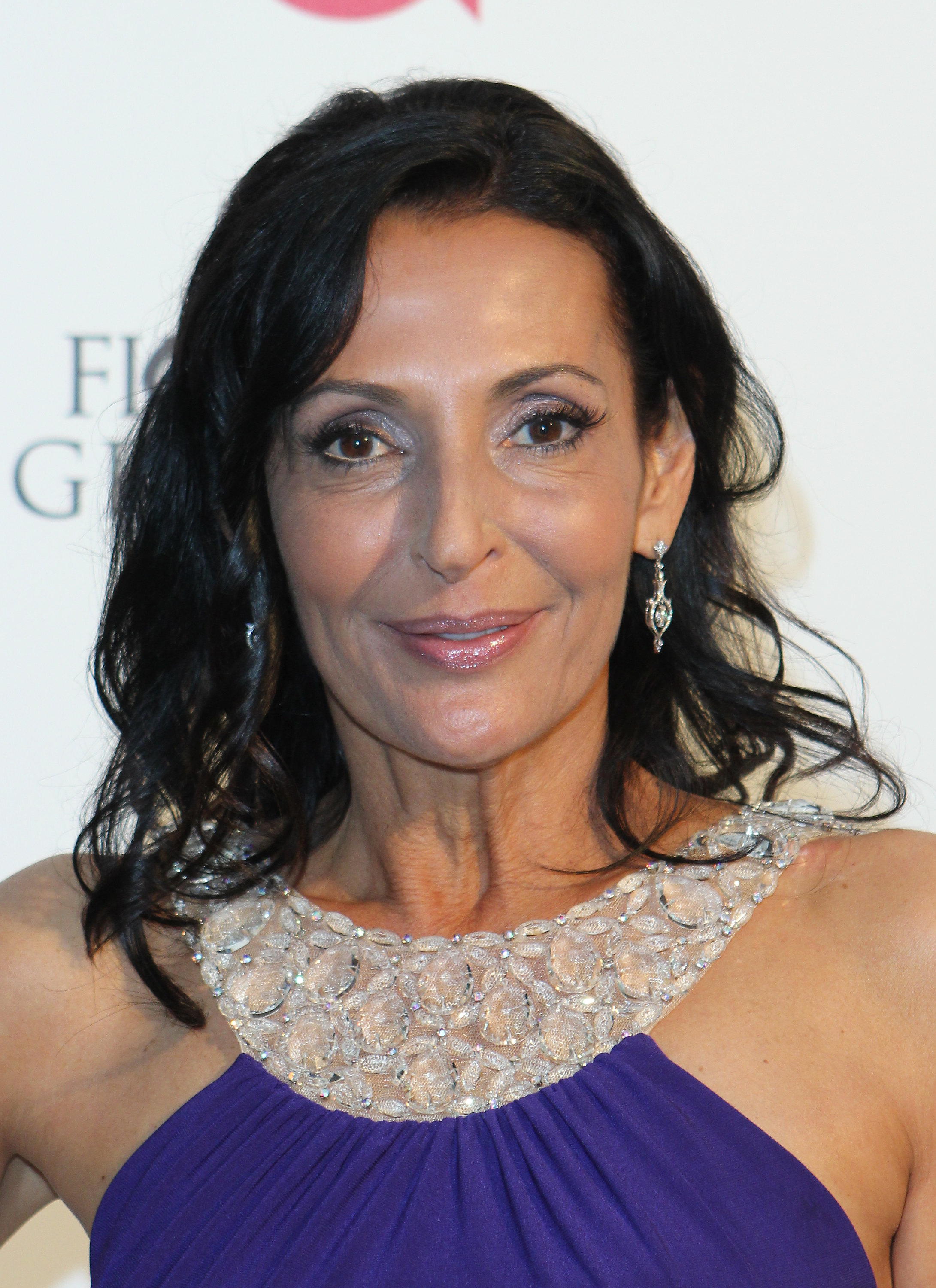 Ghada Dergham attends the 2015 Elton John Academy Award Viewing Party