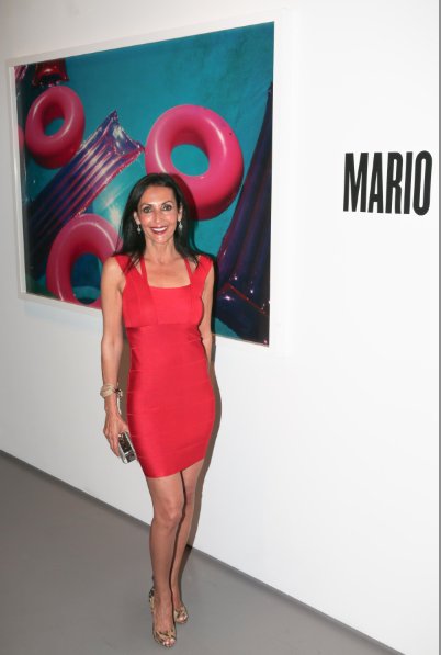 Ghada Dergham at Mario Testino event. Prism Gallery, Los Angeles