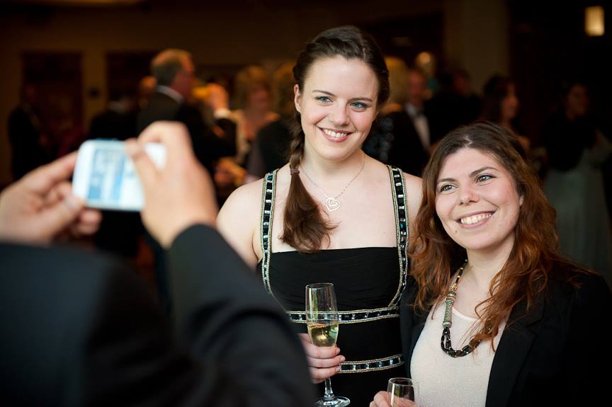 Maria Jones and Diana Duarte at a charity gala at Hilton, Glasgow (2012)