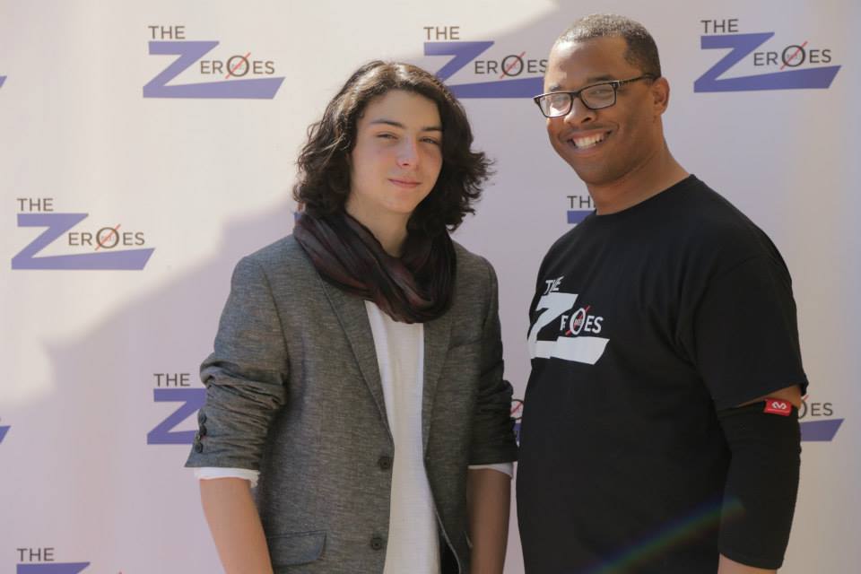 With the director of The Zeroes, Steve Royall