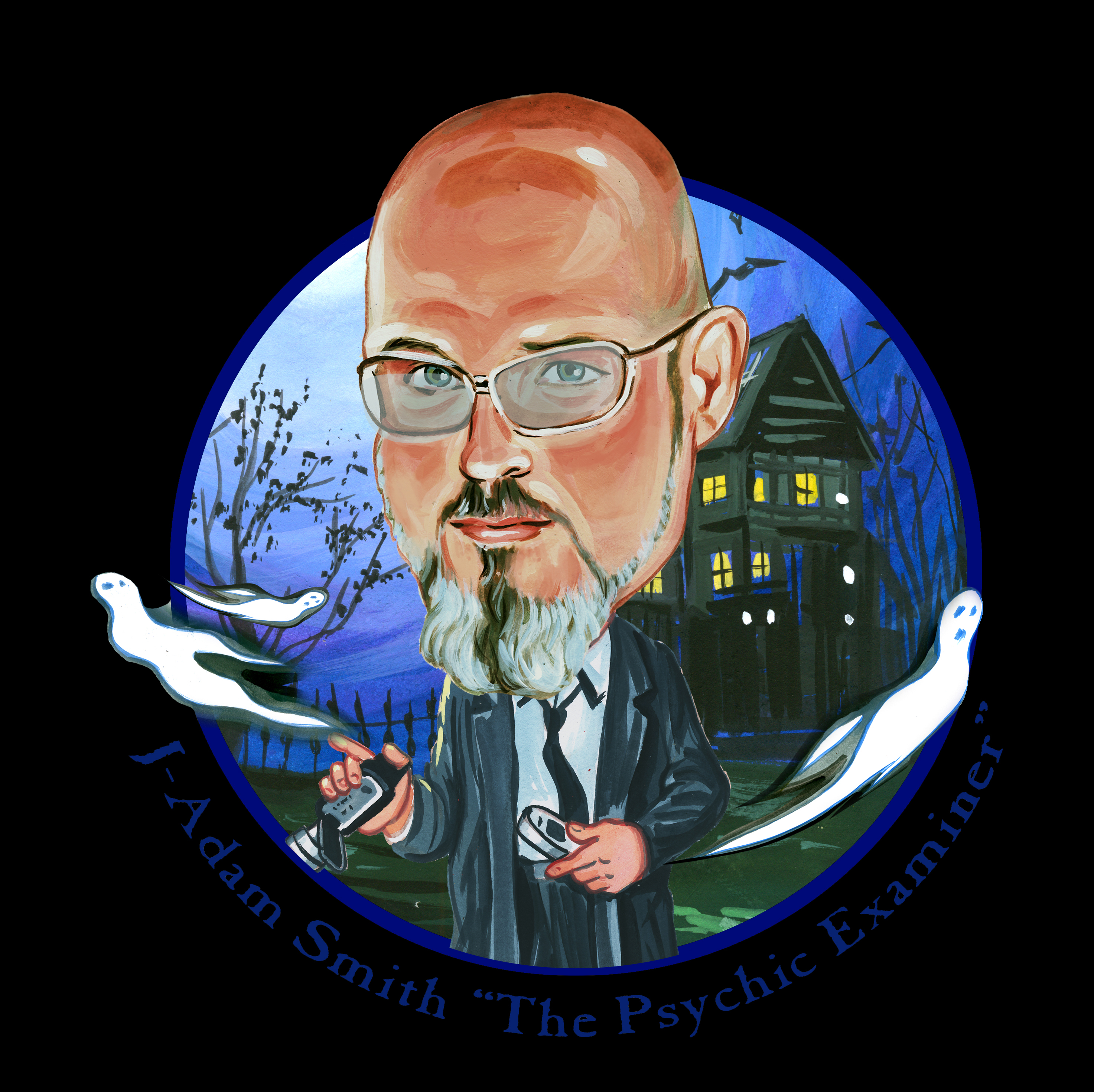 The Psychic Examiner Caricature color