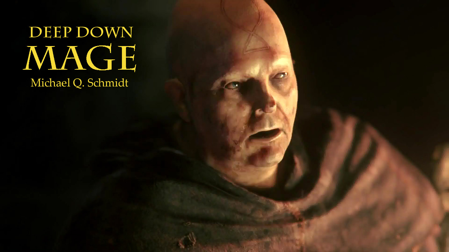 Michael as the Mage in the Sony PS4 interactive game 