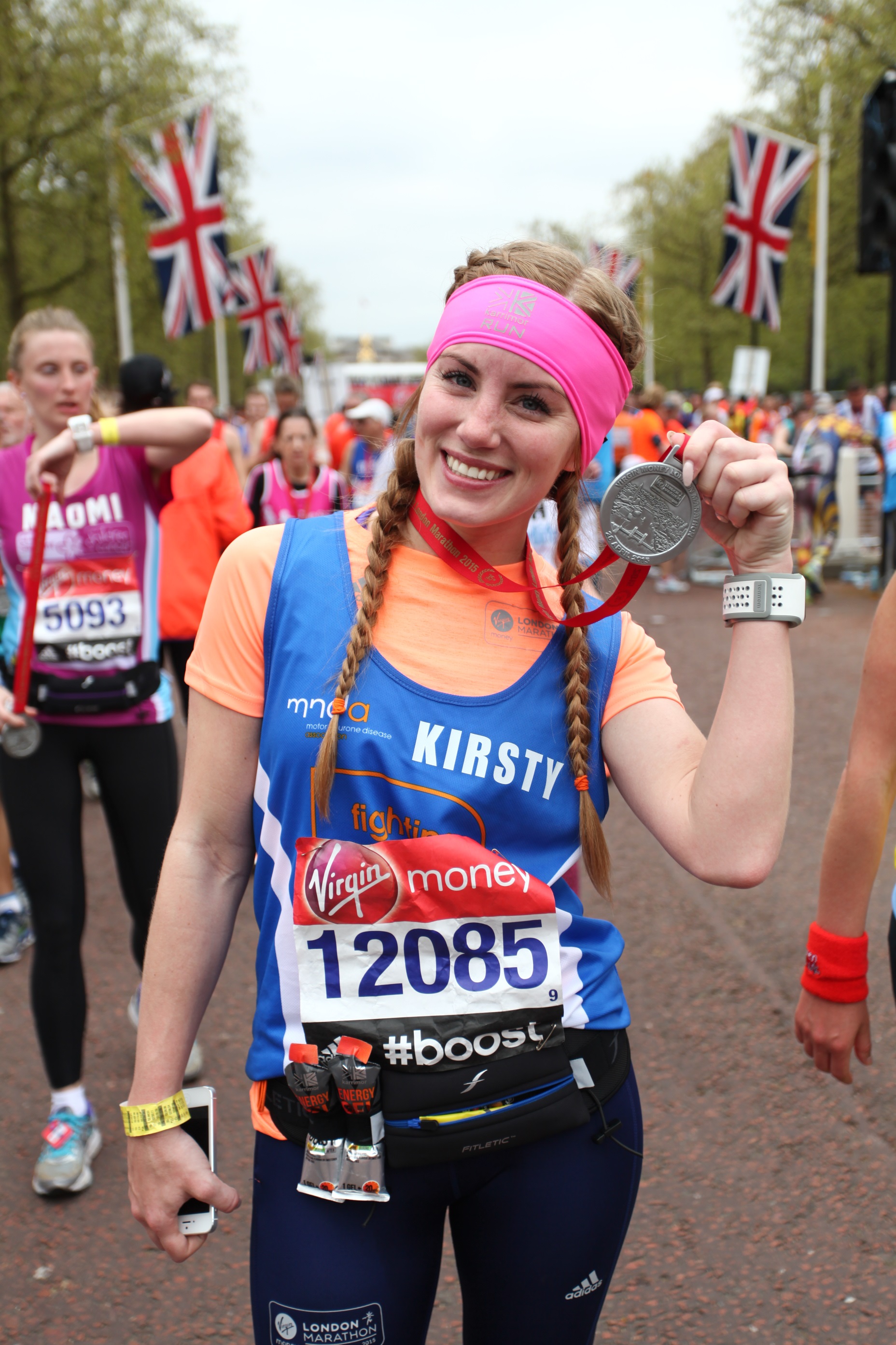 Kirsty J Curtis London Marathon 2015 for MNDA Charity.