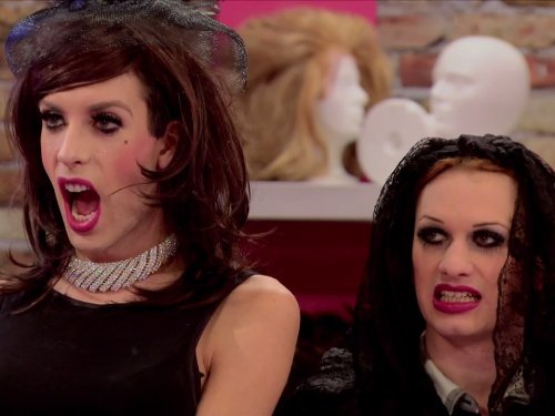 Still of Jerick Hoffer and Justin Andrew Honard in RuPaul's Drag Race (2009)