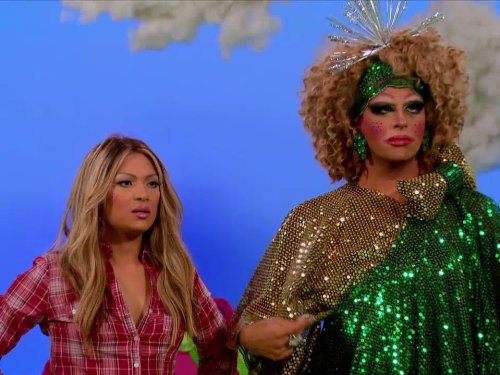 Still of Michael Donehoo and Michael Feliciano in RuPaul's Drag Race (2009)