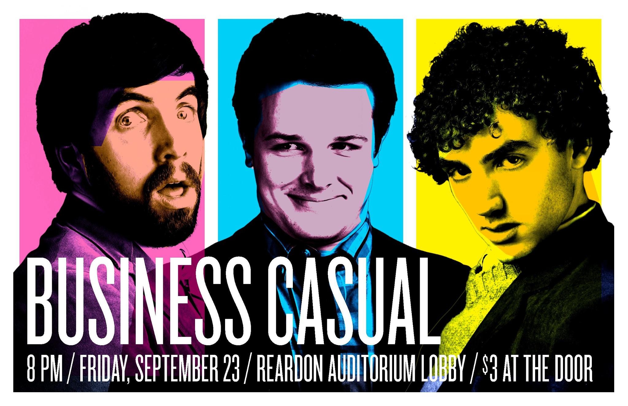 Sipka in Business Casual show poster.