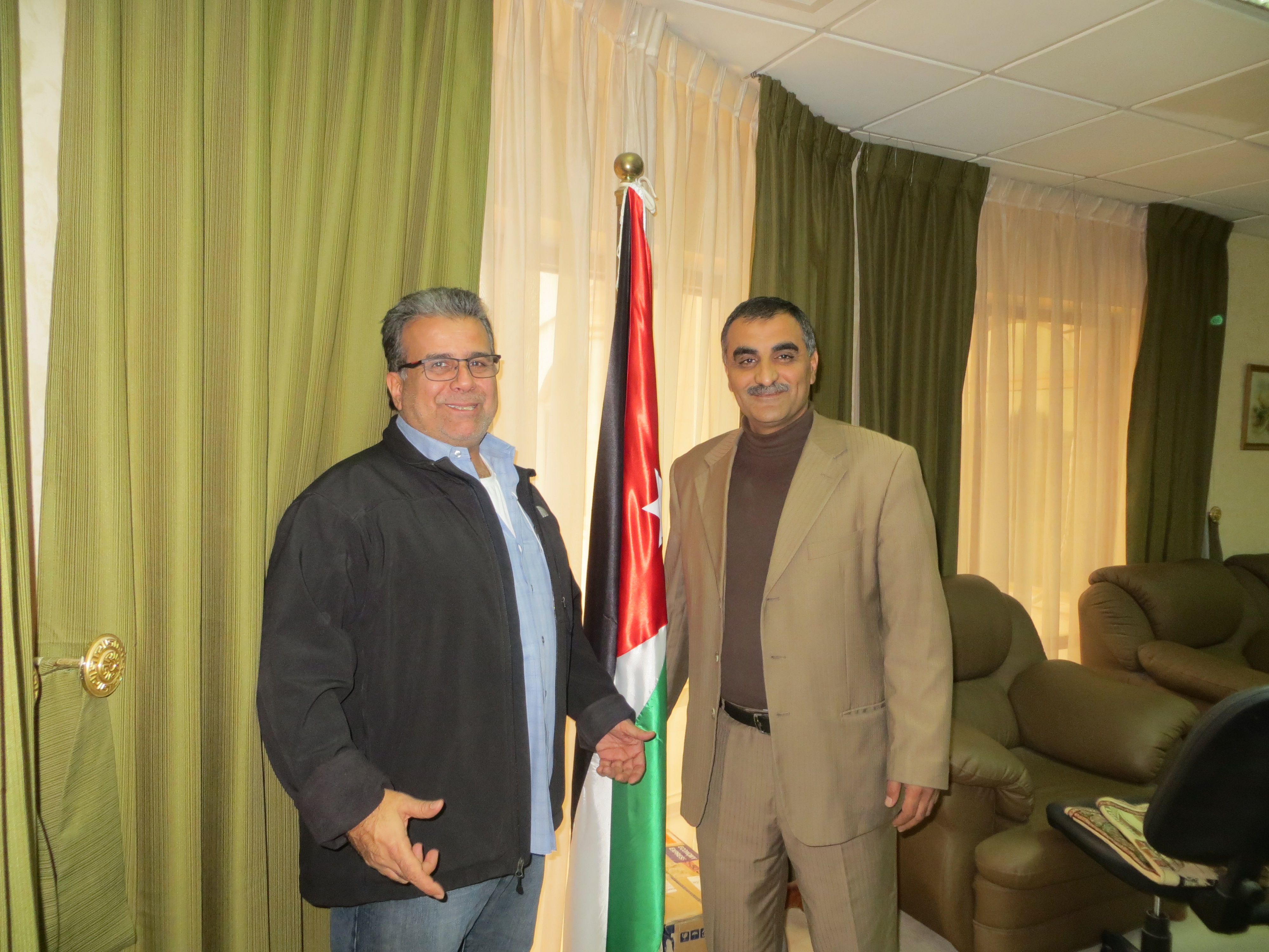 Filmmaker George Nemeh with Media Director for the Hashmite Kingdom of Jordan ! Oct/Nov 2015 !