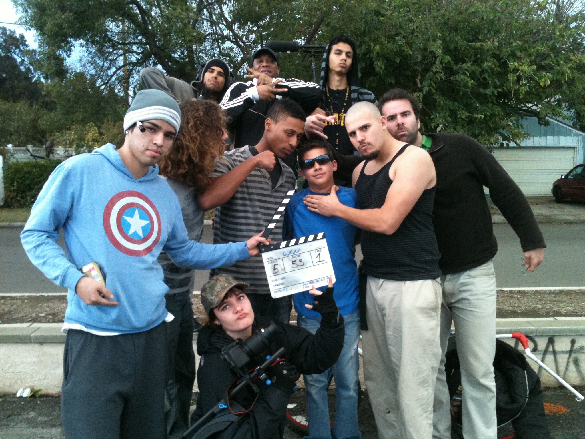 On set of CAN (the movie)
