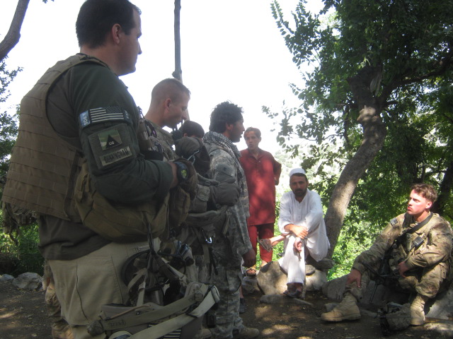 Robert L. Cunningham in Khost Province, Afghanistan, working on a documentary in 2011.
