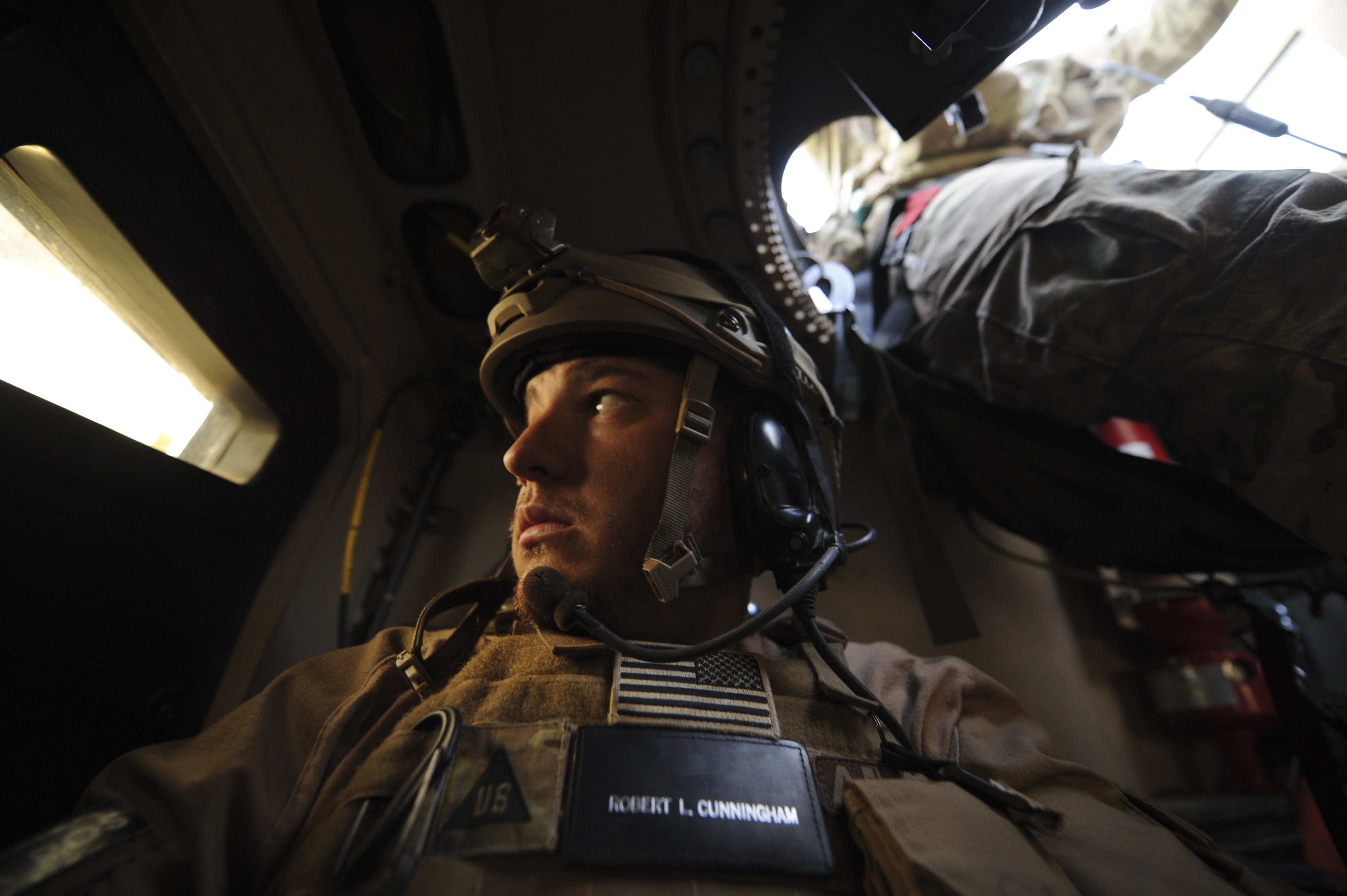 Robert L. Cunningham on location in Eastern Afghanistan, 2011.