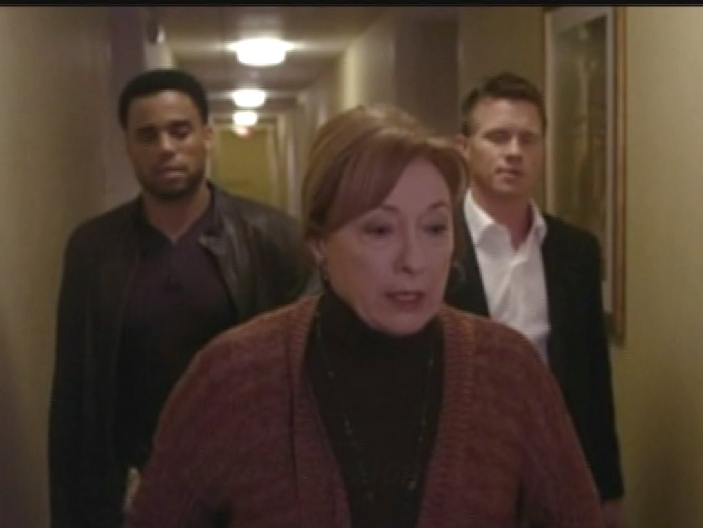 COMMON LAW (USA Network) Episode #103. Appearing as the Landlady with Michael Ealy and Warren Kole.