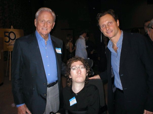 Michael Carnick accepting grand prize at The Samuel Goldwyn Writing Awards 50th Anniversary. With Samuel Goldwyn, Jr. and Tony Goldwyn.