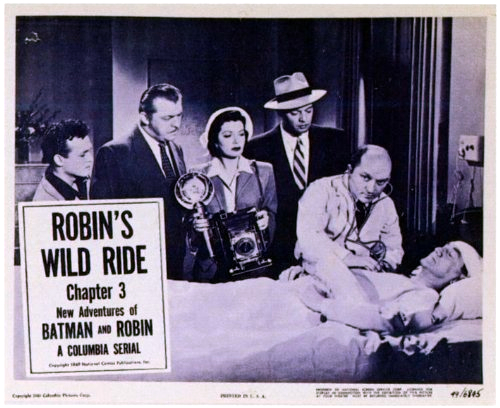 Jane Adams, Phil Arnold, Johnny Duncan, Robert Lowery and Lyle Talbot in Batman and Robin (1949)